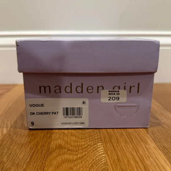 Madden Girl Burgundy Slingback Heels - Picture 4 of 4